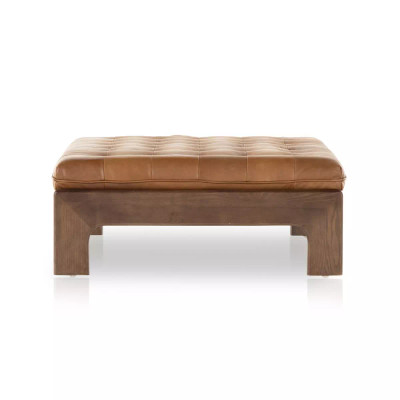 Four Hands Halston Cocktail Ottoman - Heirloom Sienna