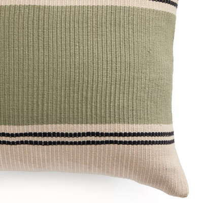 Four Hands Handwoven Merido Pillow - Sage - 14"X20" - Cover + Insert