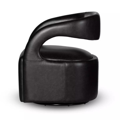 Four Hands Hawkins Swivel Chair - Sonoma Black