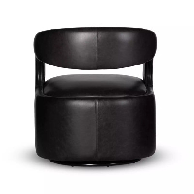 Four Hands Hawkins Swivel Chair - Sonoma Black