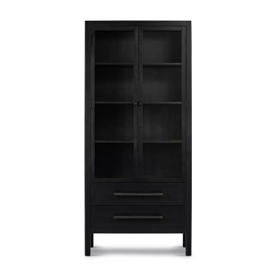 Four Hands Laker Cabinet - Black Oak