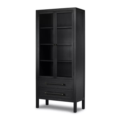 Four Hands Laker Cabinet - Black Oak