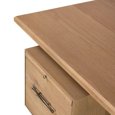 Four Hands Lauren Desk - Natural Solid Oak