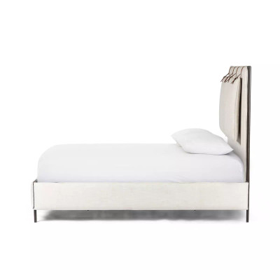 Four Hands Leigh Upholstered Bed - King - Hockney Ivory