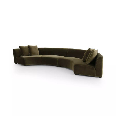 Four Hands Liam Sectional - Surrey Olive - 2 - Piece