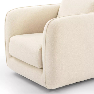 Four Hands Malakai Swivel Chair - Capri Oatmeal