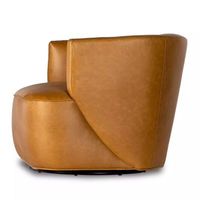 Four Hands Mila Swivel Chair - Osorno Camel