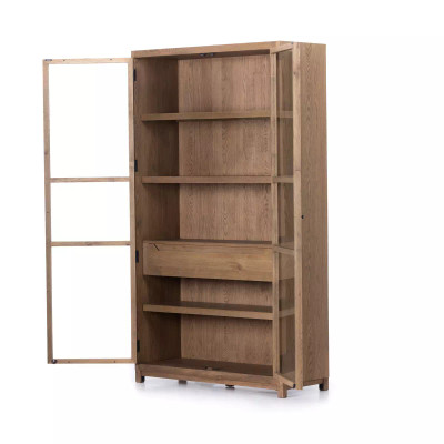 Four Hands Millie Cabinet - Drifted Oak Solid