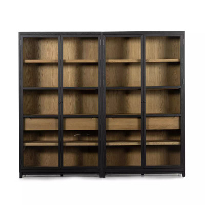 Four Hands Millie Double Cabinet - Matte Black