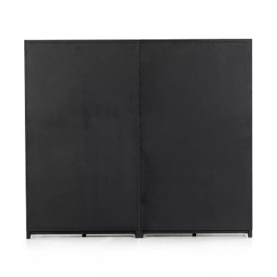 Four Hands Millie Double Cabinet - Matte Black