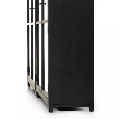 Four Hands Millie Double Cabinet - Matte Black