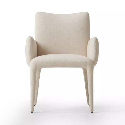 Four Hands Monza Dining Armchair - Mixt Linen Natural