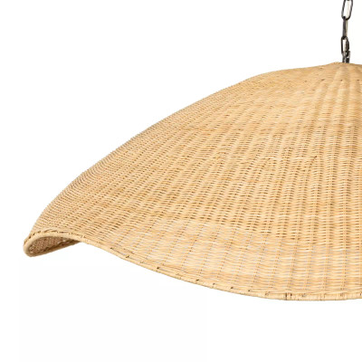 Four Hands Overscale Woven Rattan Pendant