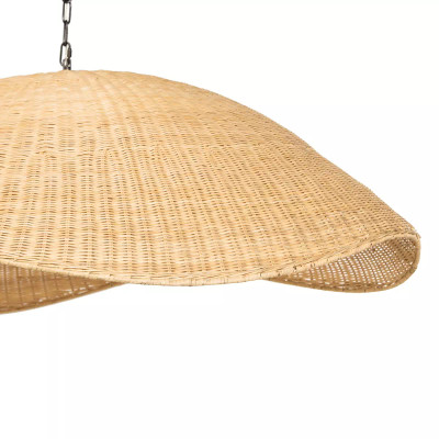 Four Hands Overscale Woven Rattan Pendant