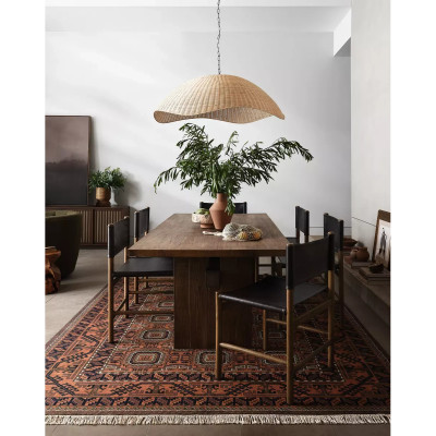 Four Hands Overscale Woven Rattan Pendant