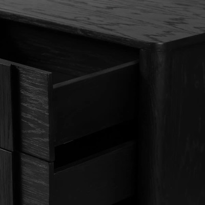 Four Hands Pollard Media Console - Brushed Ebony Oak