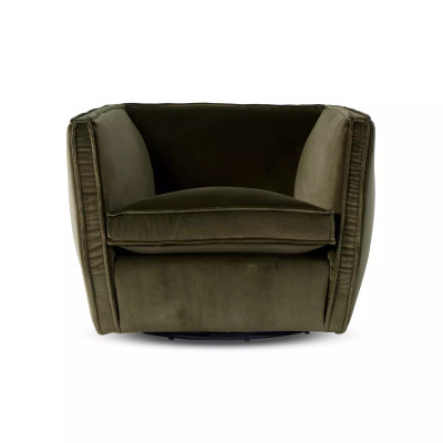 Four Hands Rashi Swivel Chair - Surrey Olive