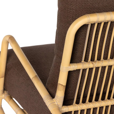 Four Hands Riley Outdoor Chair - Commes Umber