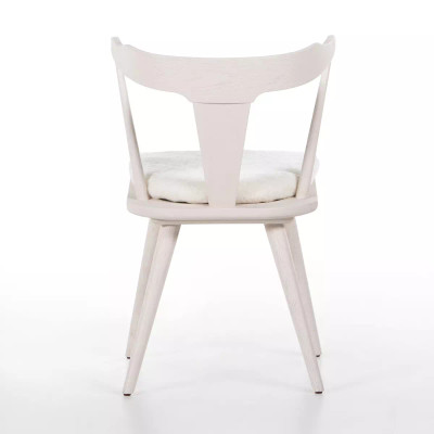 Four Hands Ripley Dining Chair - Off White - Cream Shorn Sheepskin