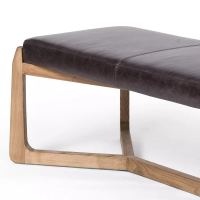 Four Hands Roscoe Bench - Sonoma Black