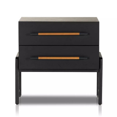 Four Hands Rosedale Nightstand - Ebony Oak Veneer
