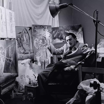 Four Hands Salvador Dali In Studio I by Getty Images - 30X30"