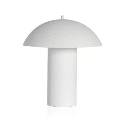 Four Hands Santorini Table Lamp - Matte White Plaster