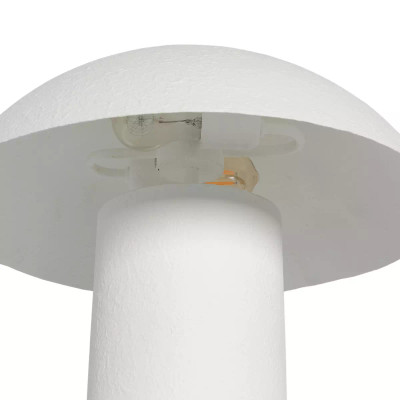 Four Hands Santorini Table Lamp - Matte White Plaster