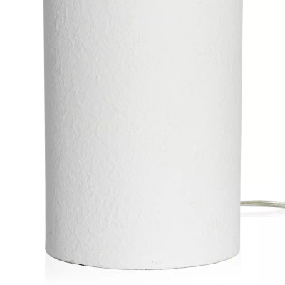 Four Hands Santorini Table Lamp - Matte White Plaster