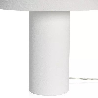 Four Hands Santorini Table Lamp - Matte White Plaster