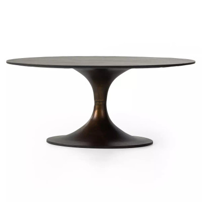 Four Hands Simone Round Coffee Table - Antique Rust