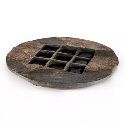 Four Hands Stone Tic Tac Toe