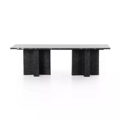 Four Hands Terrell Coffee Table - Black Marble