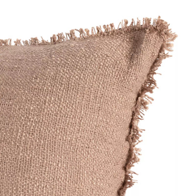 Four Hands Tharp Outdoor Pillow - Textured Taupe - 16"X24" - Cover + Insert