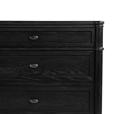 Four Hands Toulouse 6 Drawer Dresser - Distressed Black