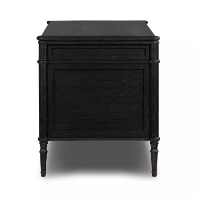 Four Hands Toulouse Executive Desk - Distressed Black