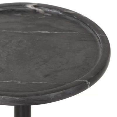 Four Hands Viola Accent Table - Black Marble