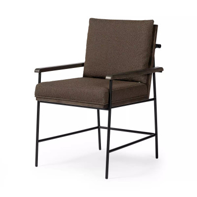 Four Hands Crete Dining Armchair - Fiqa Boucle Cocoa