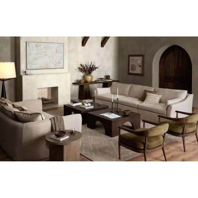 Four Hands Delray 3 - Piece Slipcover Sectional