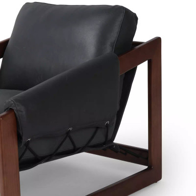 Four Hands Dustin Chair - Brickhouse Black