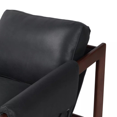 Four Hands Dustin Chair - Brickhouse Black