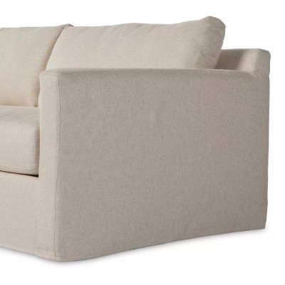 Four Hands Hampton 2 - Piece Slipcover Sectional - Left Chaise - Evere Cream