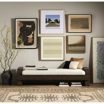 Four Hands Heavy Wood Accent Bench (Closeout)