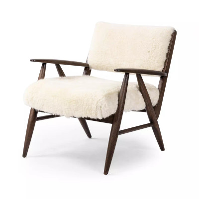 Four Hands Papile Chair - Cream Sherling
