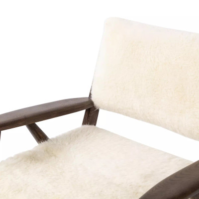 Four Hands Papile Chair - Cream Sherling