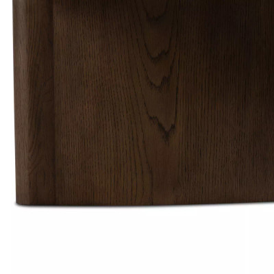 Four Hands Toli Coffee Table - Rustic Fawn Veneer - Italian White Marble