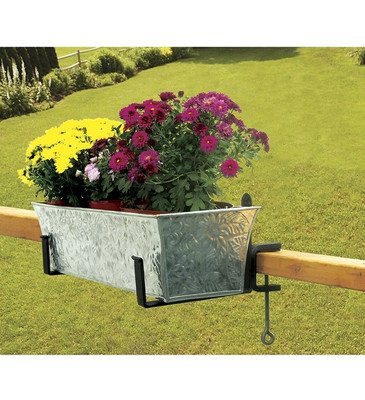 Clamp-On Flower Box Brackets