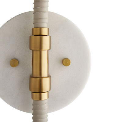 Arteriors Aaron Sconce - Heritage Brass