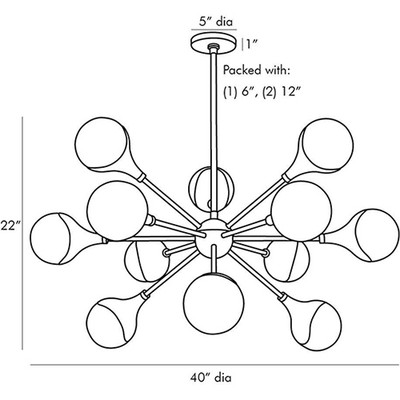 Arteriors Augustus Chandelier