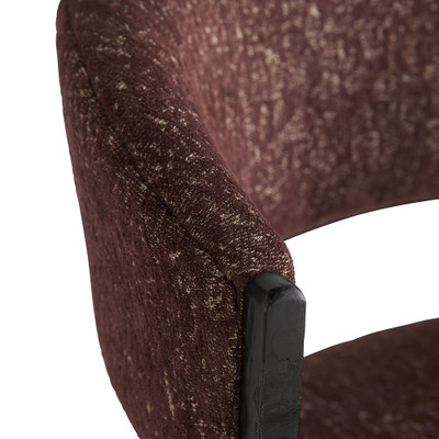 Arteriors Bahati Chair - Bordeaux Chenille